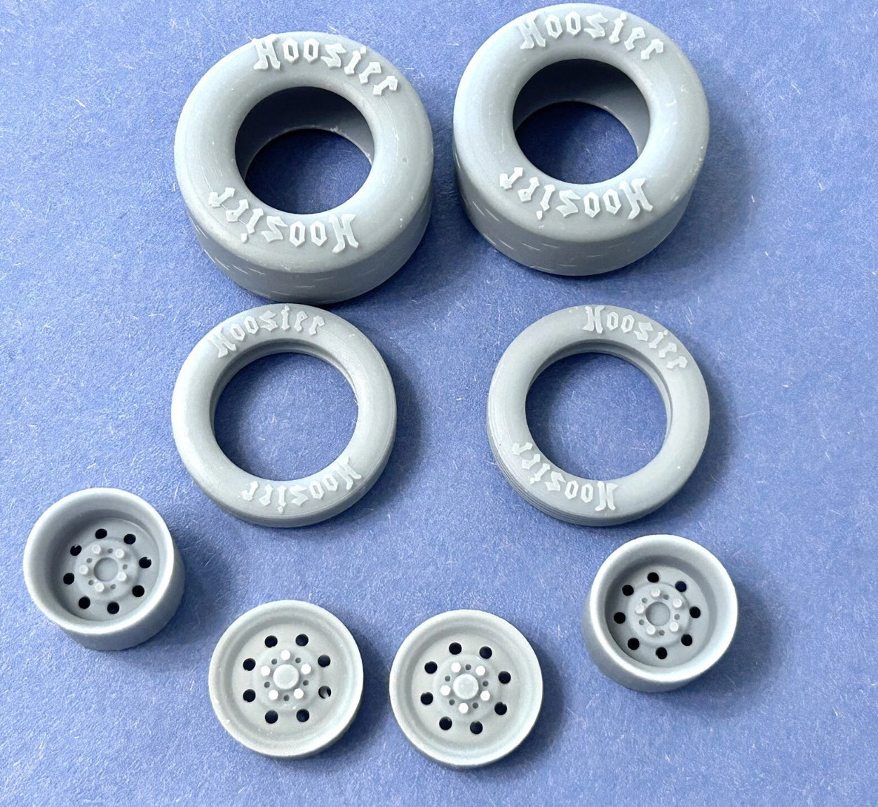 15/17-inch "Draglite" Drag Wheels W/ Slicks