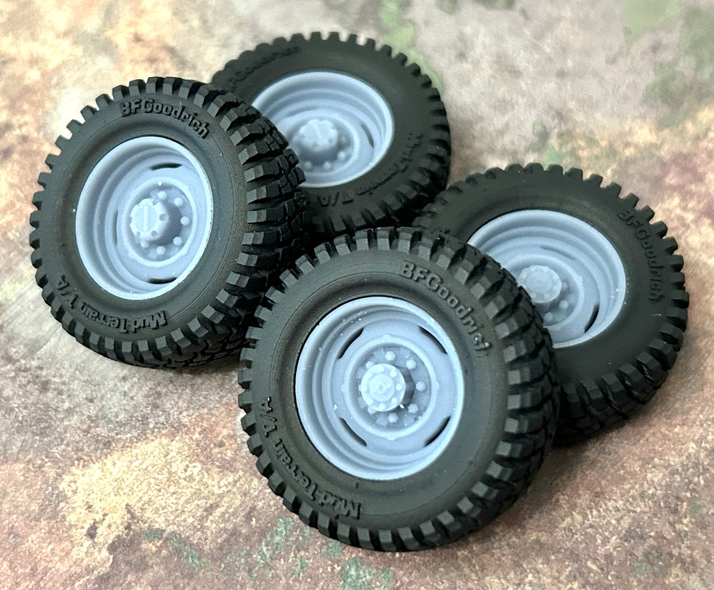 18-Inch "8-Lug Steel" wheels w/Offroad Tires