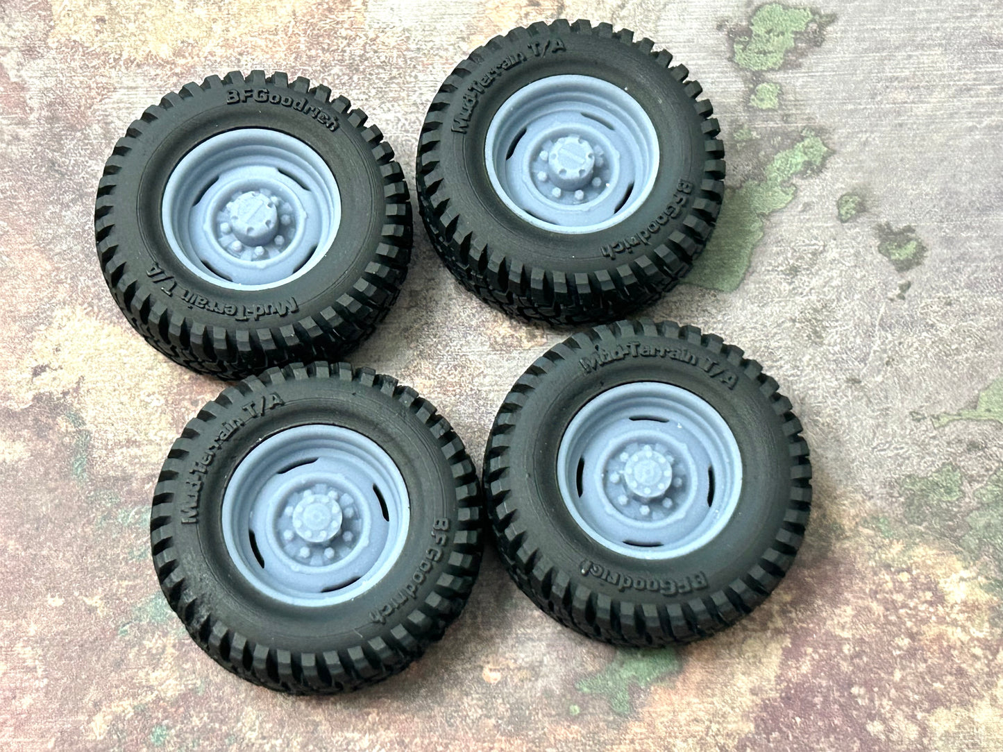 18-Inch "8-Lug Steel" wheels w/Offroad Tires