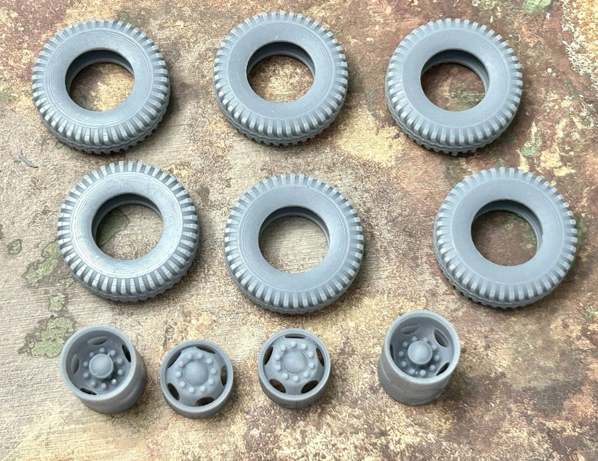 15-inch “Budd 5-Hole Truck” Dually Wheels W/ Commercial Tires