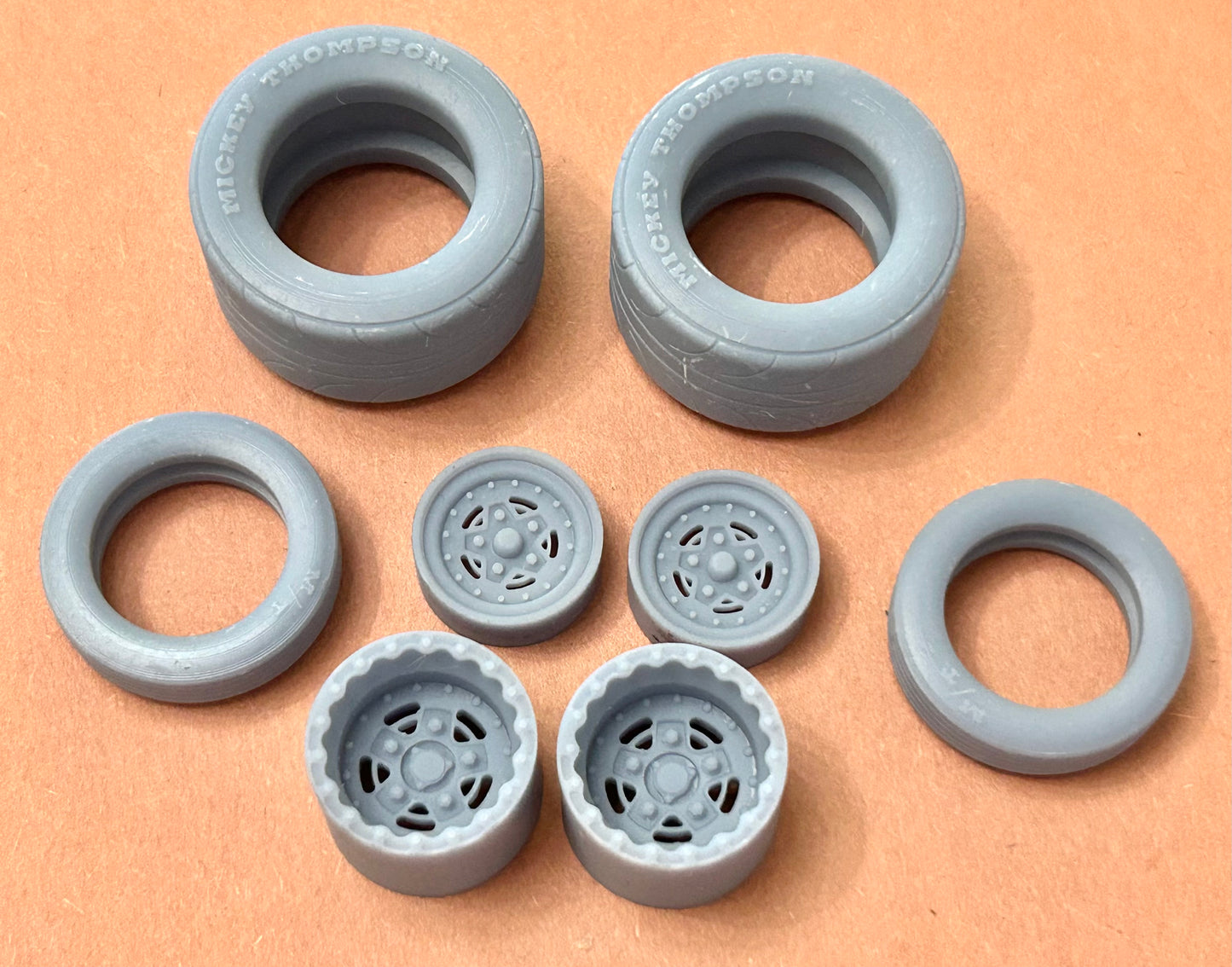 17/15-inch "Cragar Super Star" Drag Wheels W/ Slicks