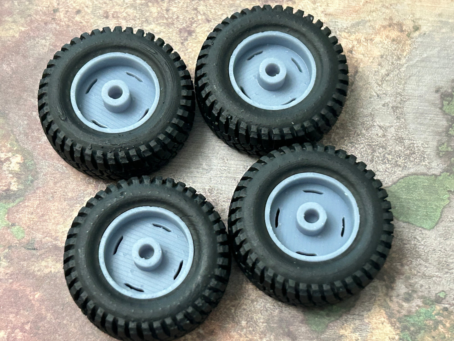 18-Inch "8-Lug Steel" wheels w/Offroad Tires