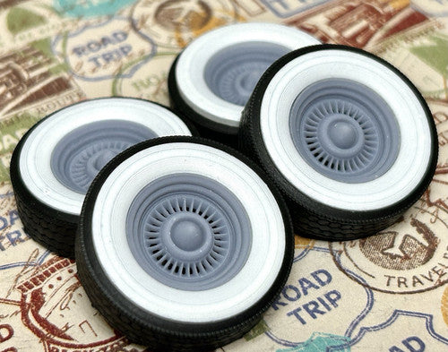 Amer. Racing "Conti" w/ Wide Whitewalls
