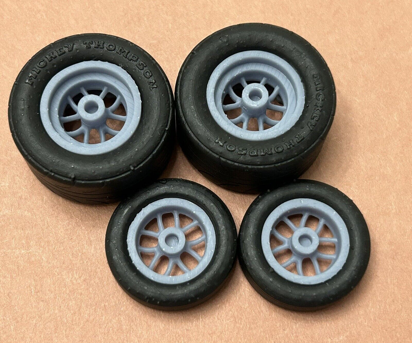 17/15-inch "Welds S76" Drag Wheels W/ Slicks
