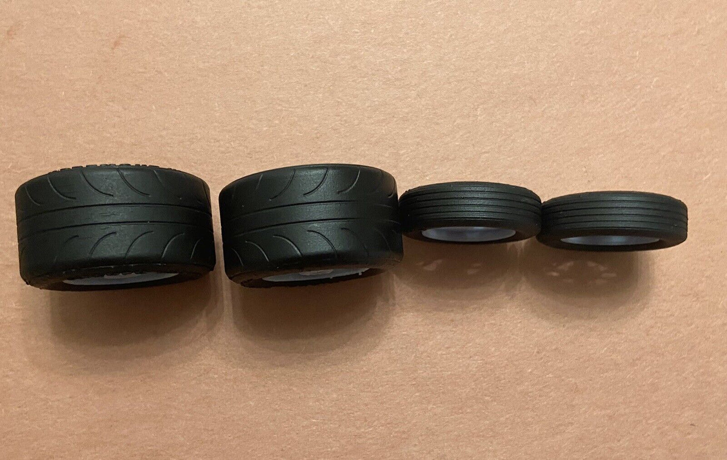 17/15-inch Vintage Halibrand Gasser Drag Wheels W/ Slicks