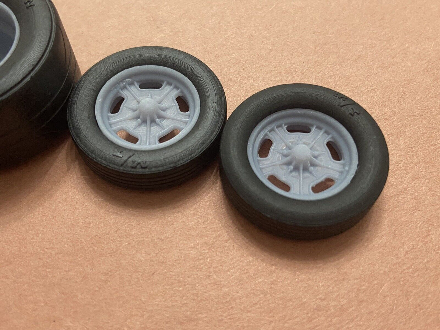 17/15-inch Vintage Halibrand Gasser Drag Wheels W/ Slicks