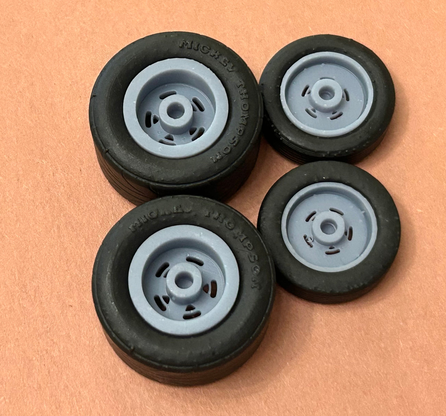 17/15-inch "Cragar Super Star" Drag Wheels W/ Slicks