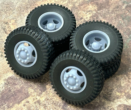 15-inch “Budd 5-Hole Truck” Dually Wheels W/ Commercial Tires