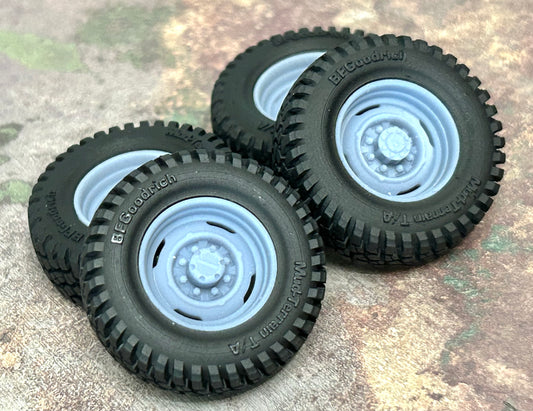 18-Inch "8-Lug Steel" wheels w/Offroad Tires