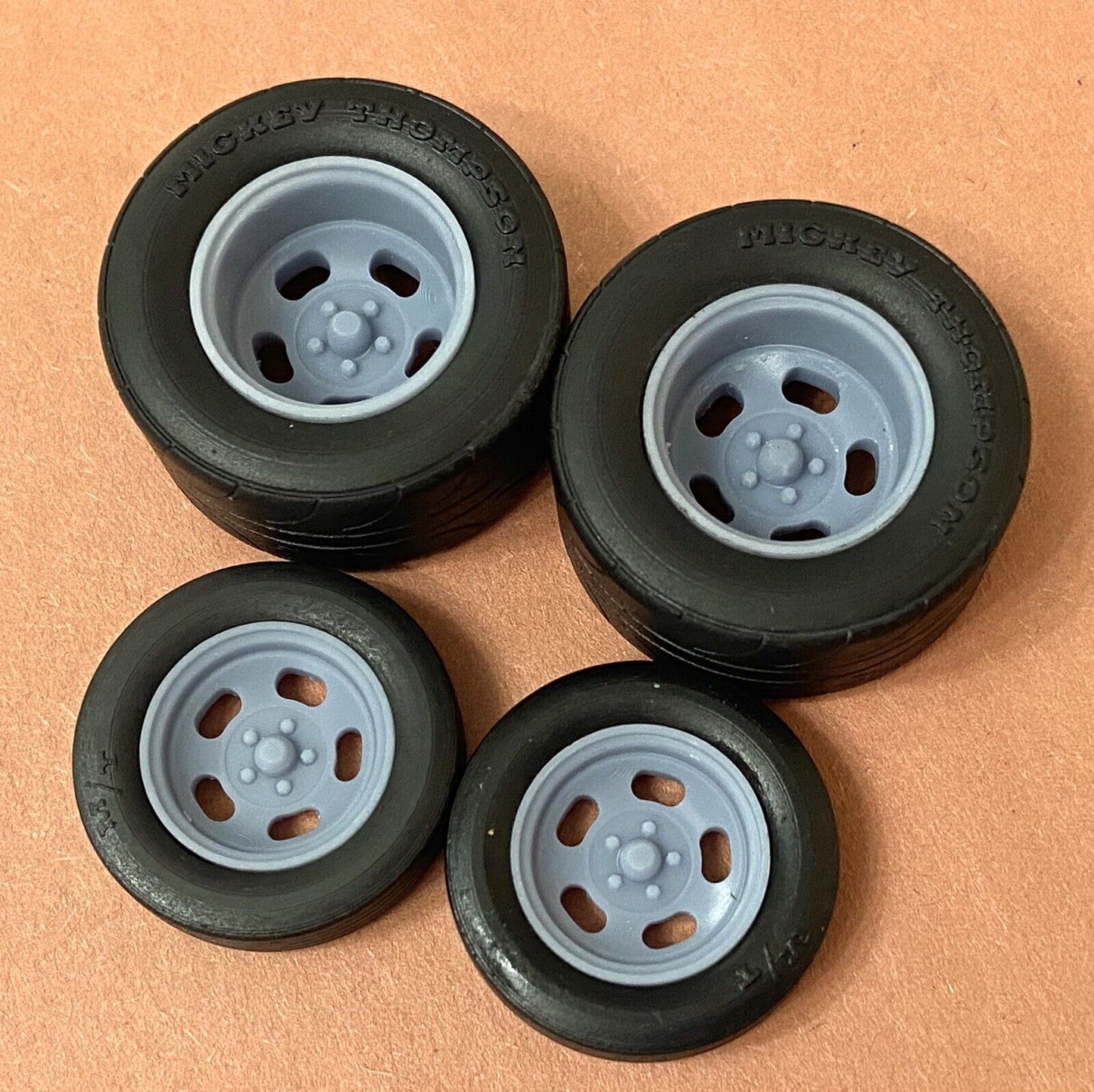 17/15-inch "Classic Five Slot Wheels" W/Drag Slicks