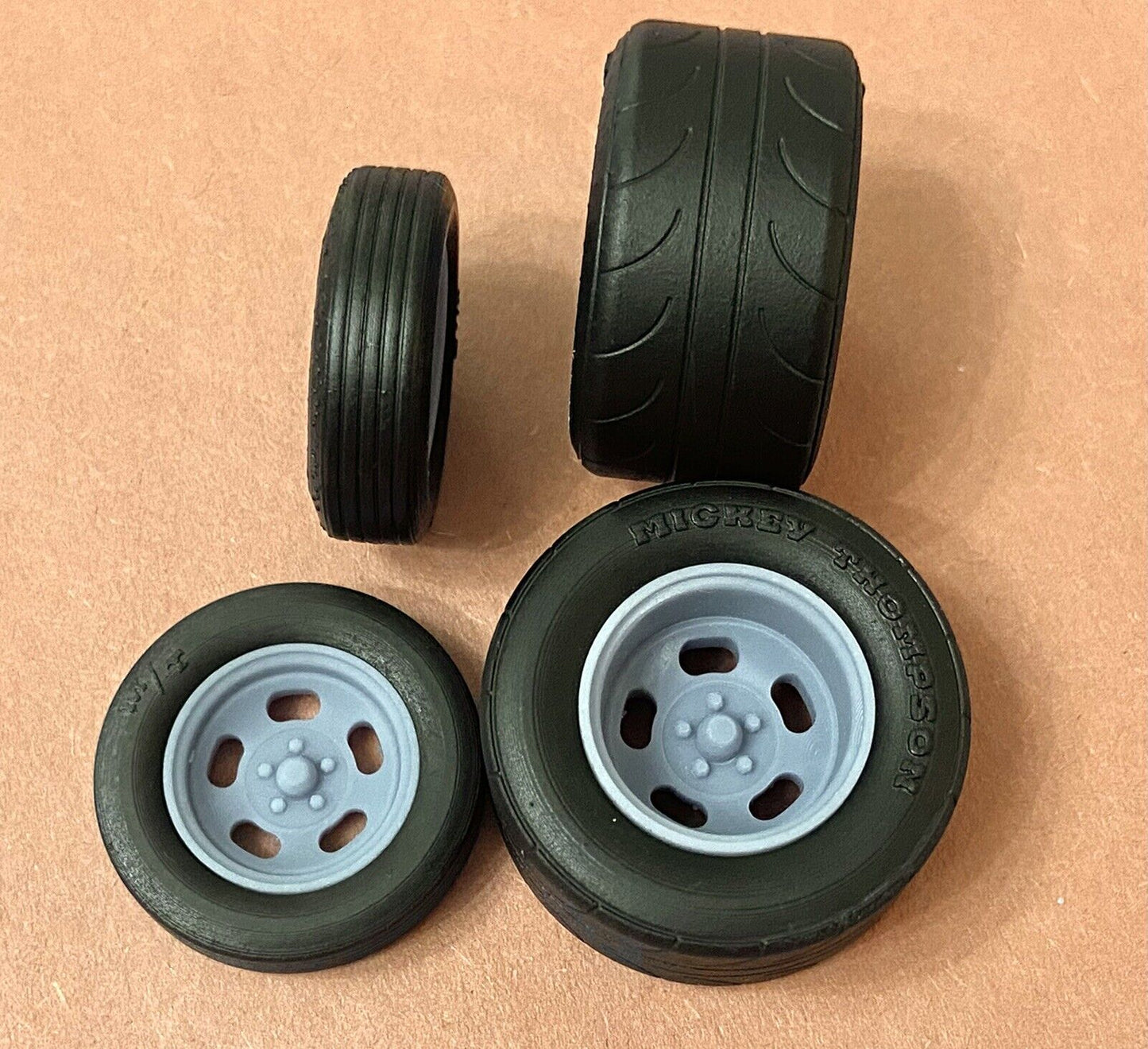 17/15-inch "Classic Five Slot Wheels" W/Drag Slicks