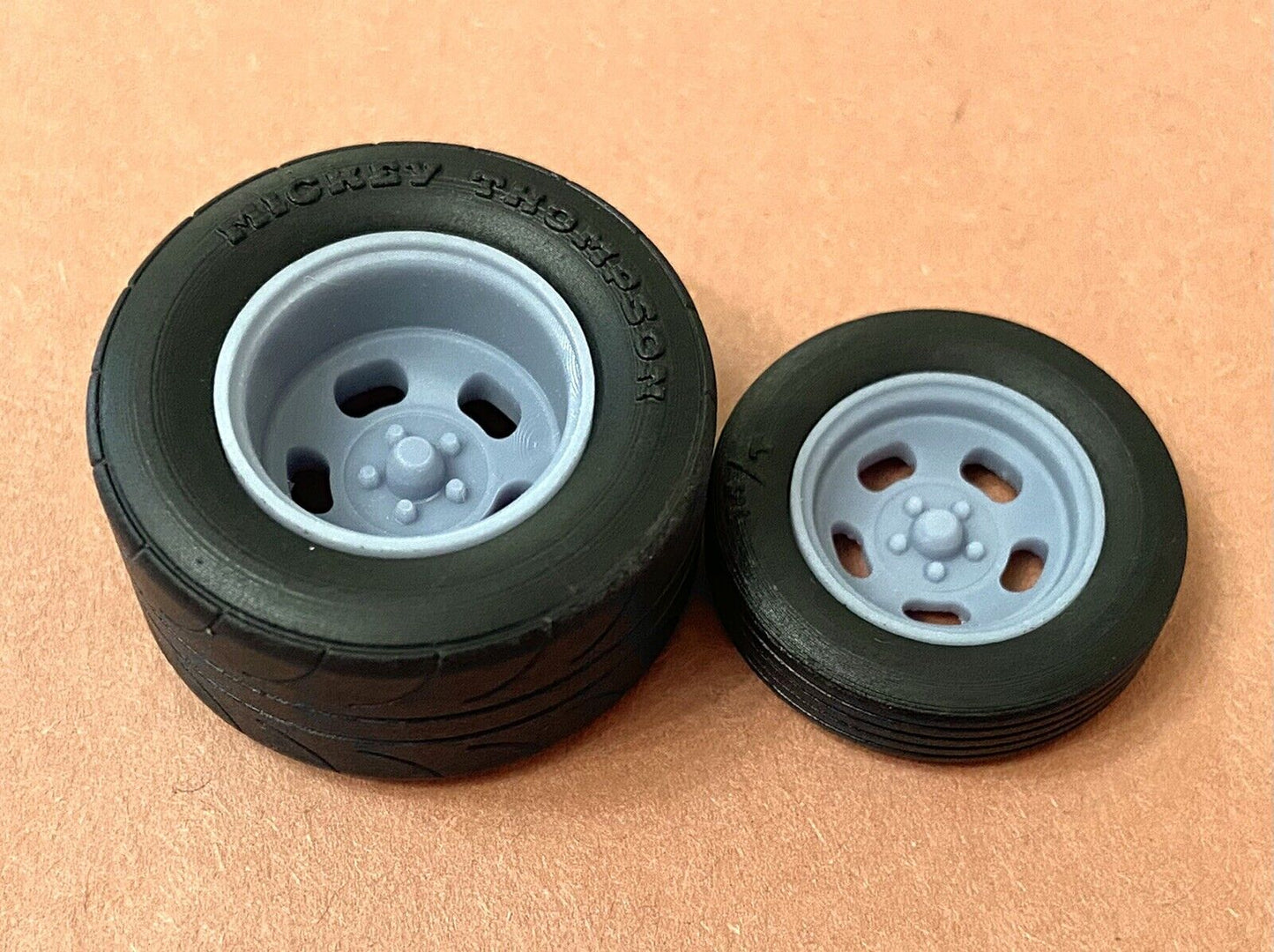 17/15-inch "Classic Five Slot Wheels" W/Drag Slicks