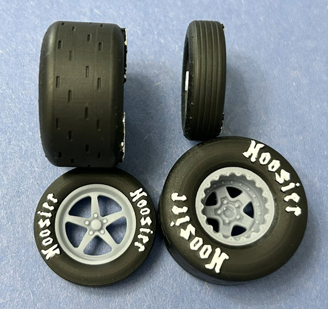15/17-inch "Weld Alumastar" Drag Wheels W/ Slicks