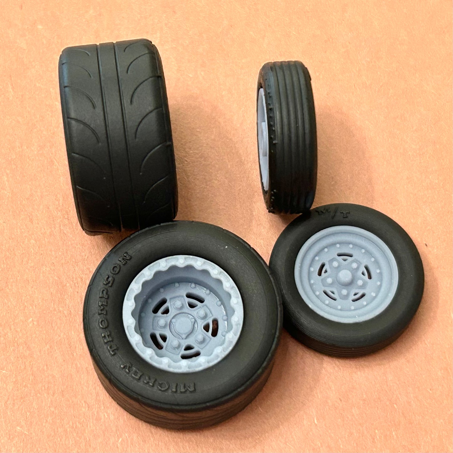 17/15-inch "Cragar Super Star" Drag Wheels W/ Slicks