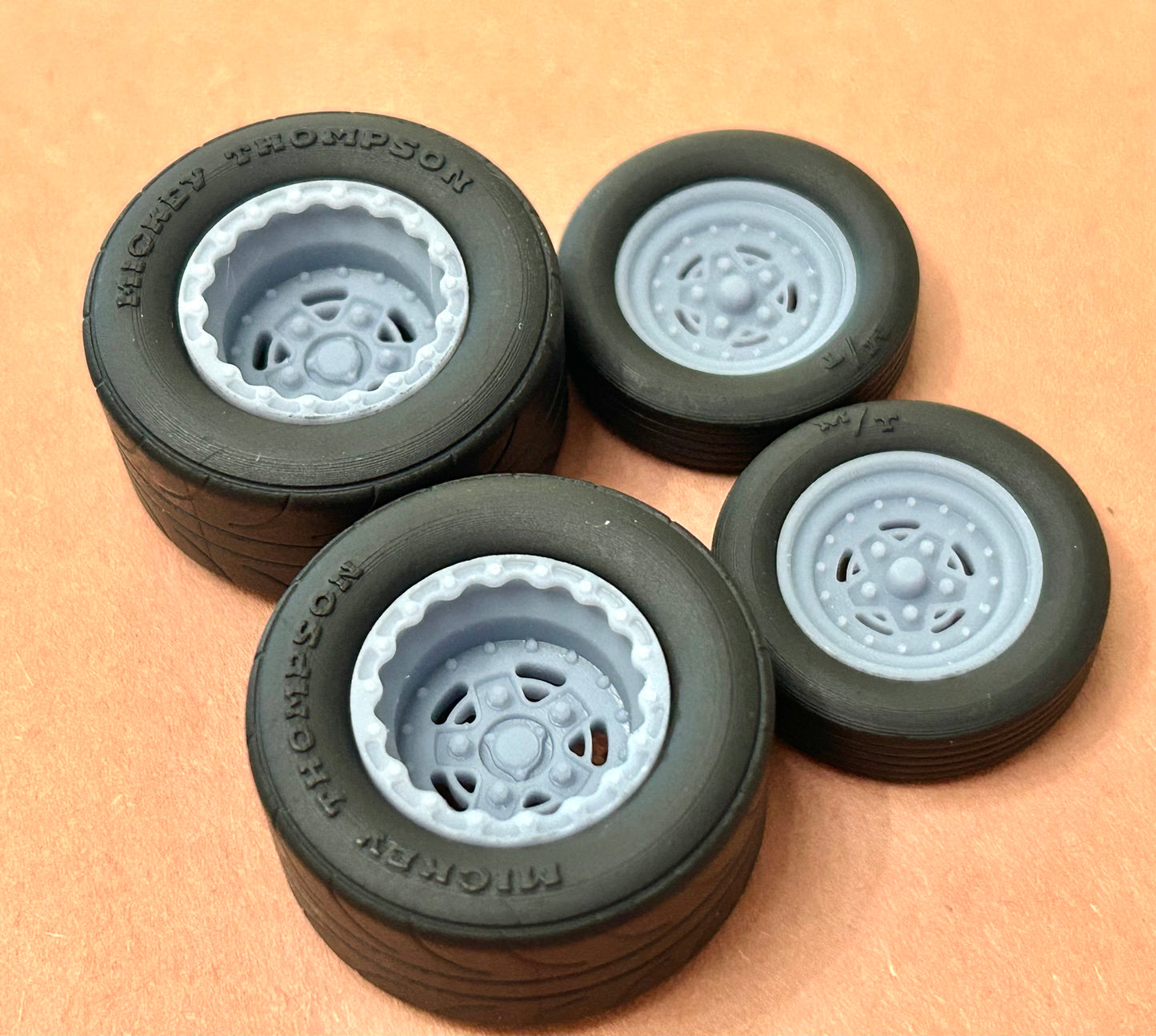 17/15-inch "Cragar Super Star" Drag Wheels W/ Slicks