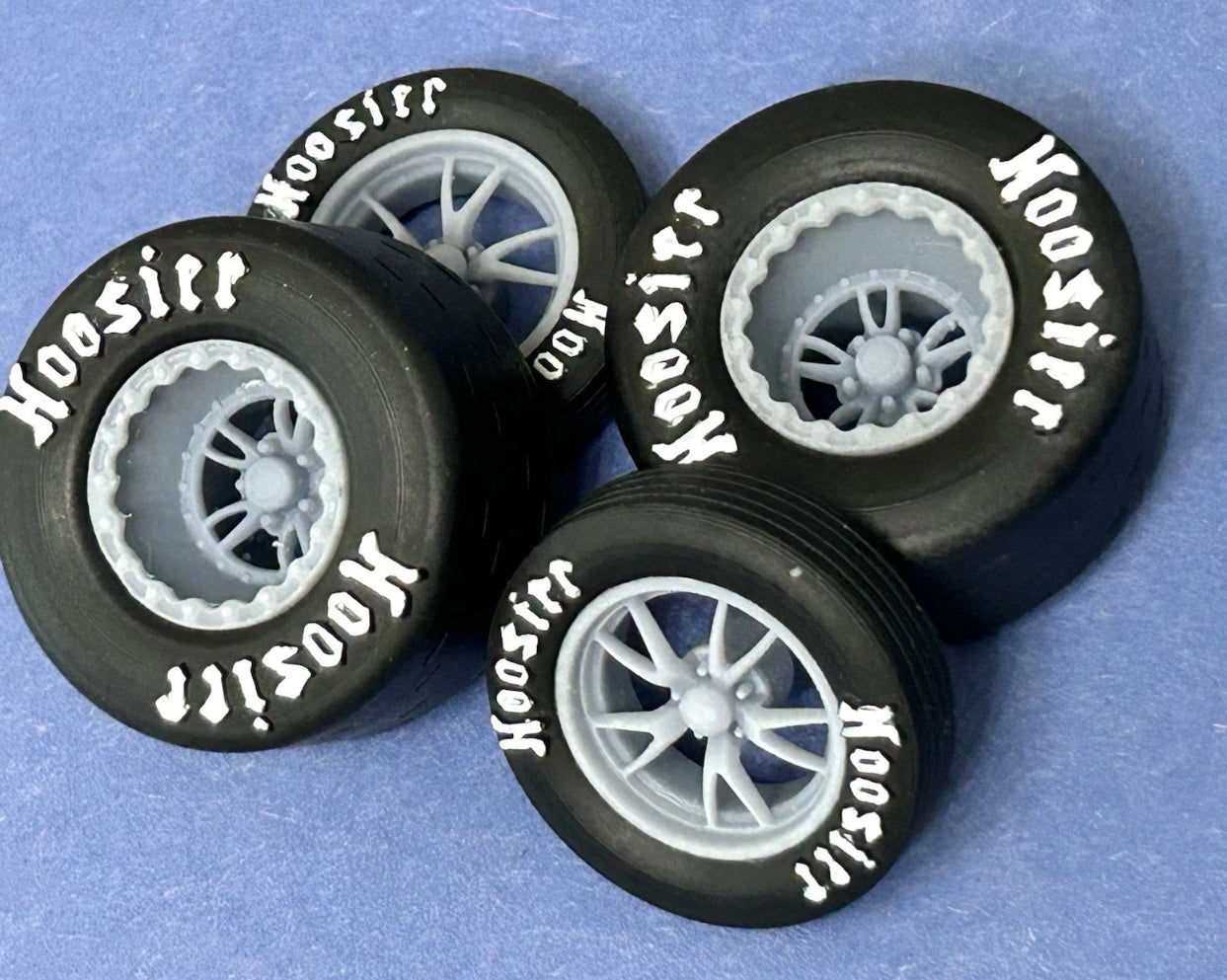 15/17-inch "Weld Full Throttle" Drag Wheels W/ Slicks
