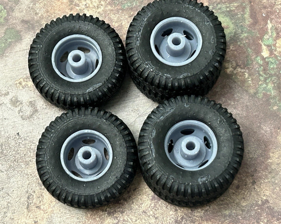 15-inch “Budd 5-Hole Truck” Dually Wheels W/ Commercial Tires