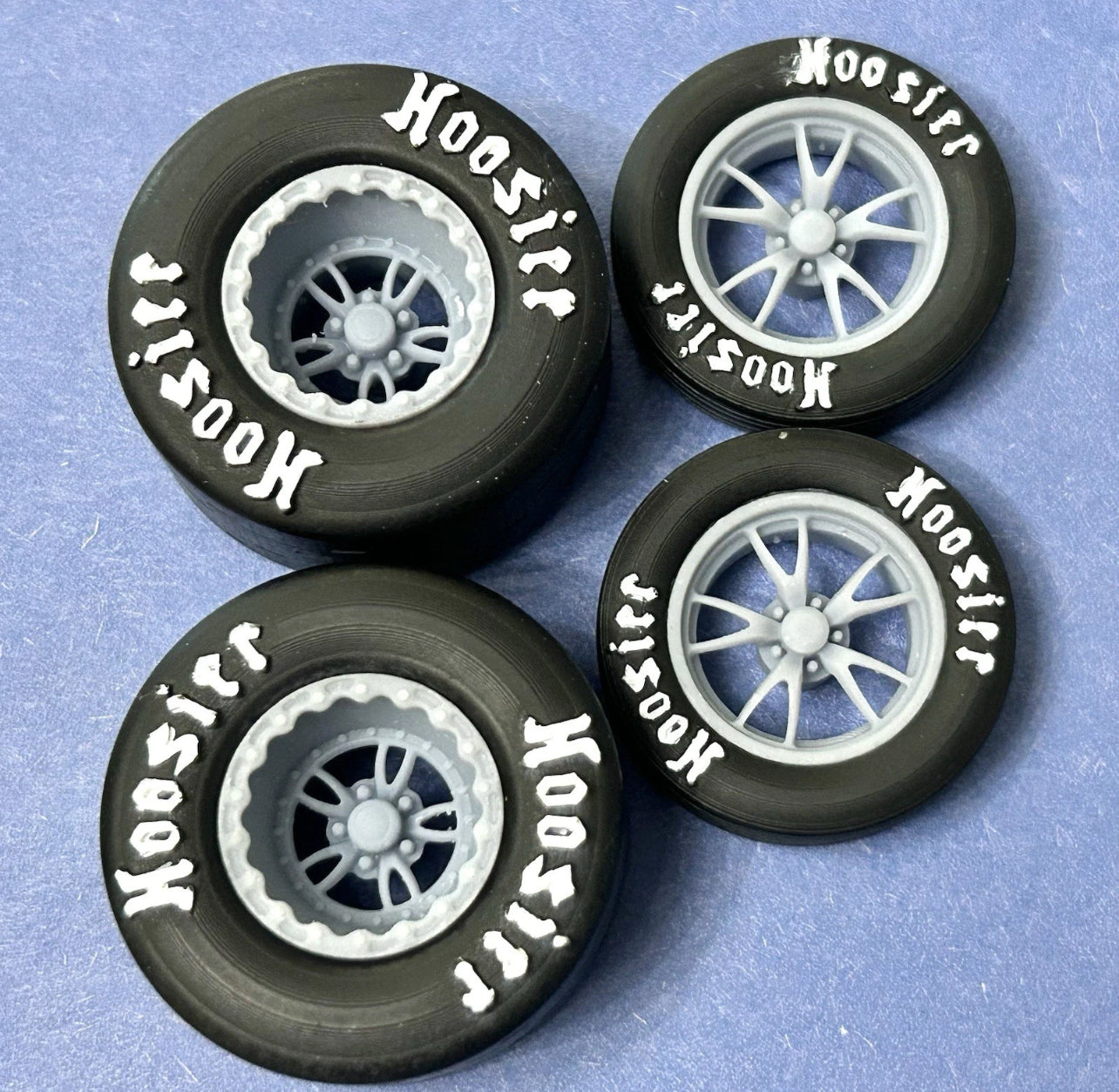 15/17-inch "Weld Full Throttle" Drag Wheels W/ Slicks