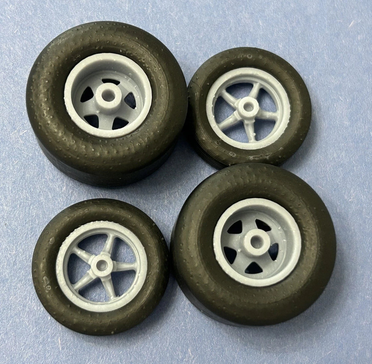 15/17-inch "Weld Alumastar" Drag Wheels W/ Slicks