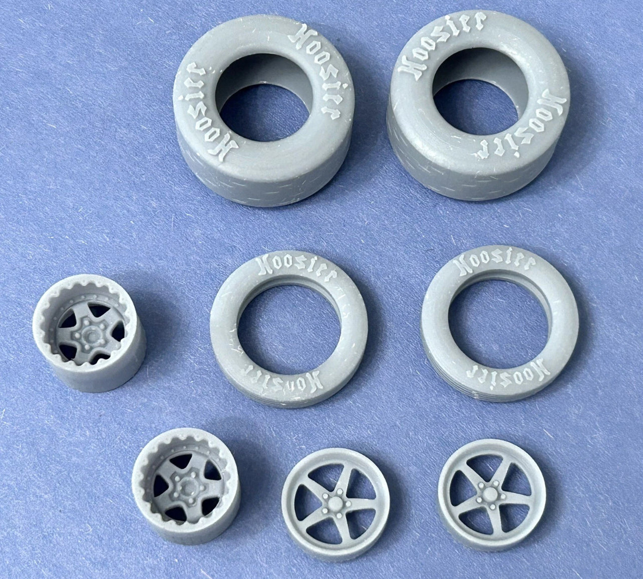 15/17-inch "Weld Alumastar" Drag Wheels W/ Slicks