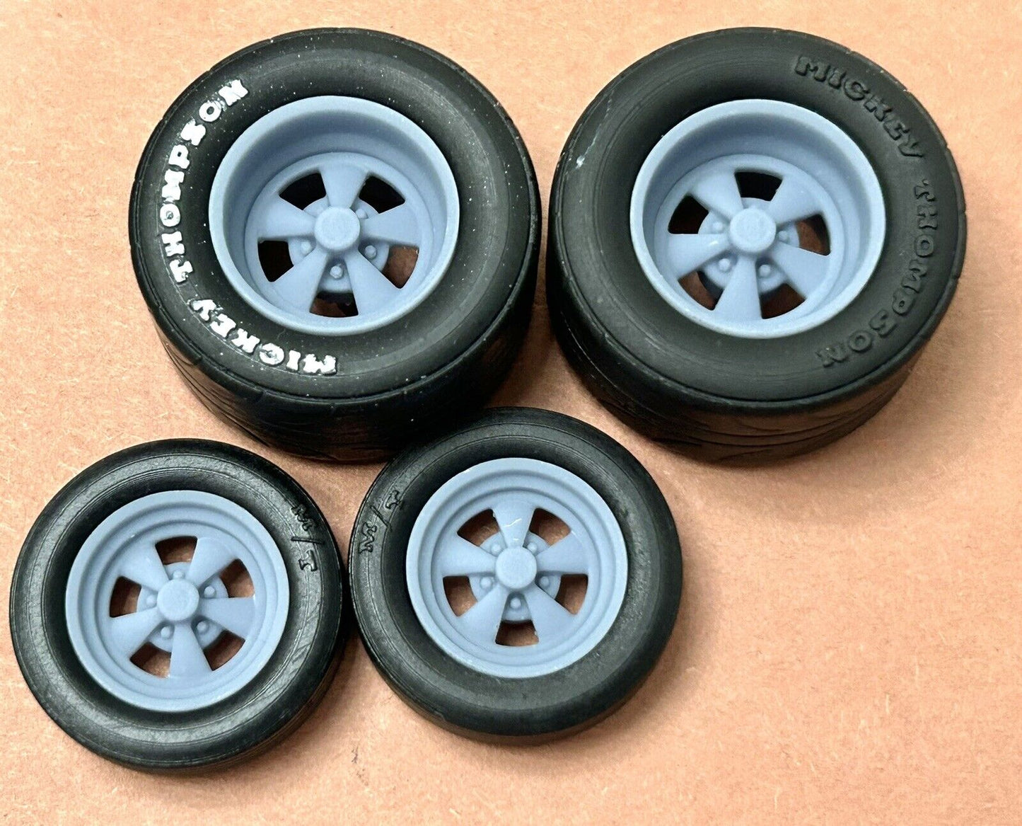 17/15-inch “Cragar SS” Drag Wheels With Cheater Slicks