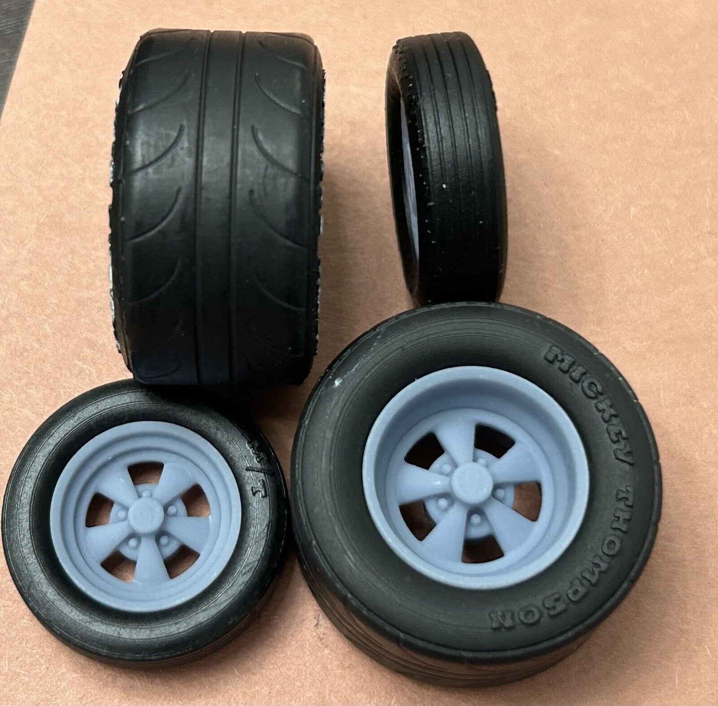 17/15-inch “Cragar SS” Drag Wheels With Cheater Slicks