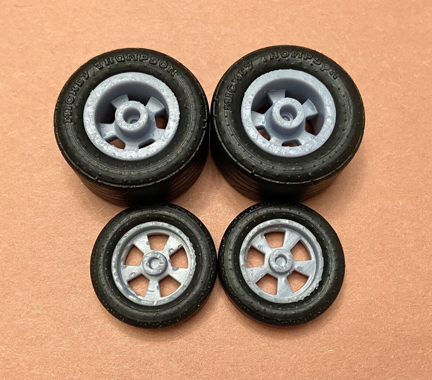 17/15-inch "Radir" Drag Wheels W/ Slicks