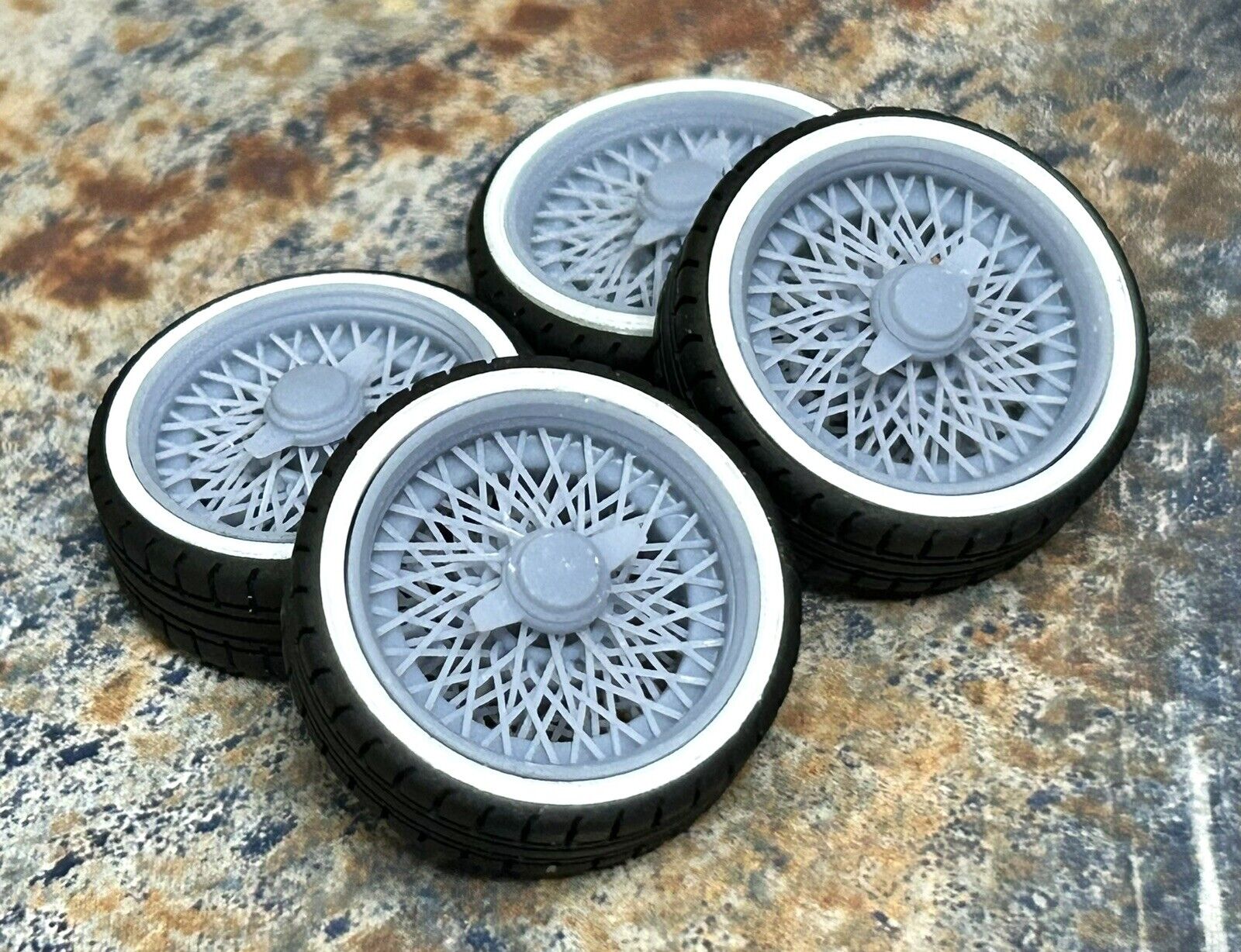 22-Inch Wire Wheels w/ Whitewalls – Jay's Resin Wheels